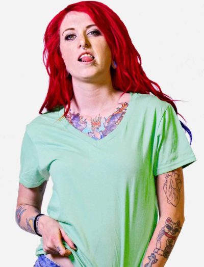 Bella Canvas Tri-Blend Women's V-Neck Band T-Shirts