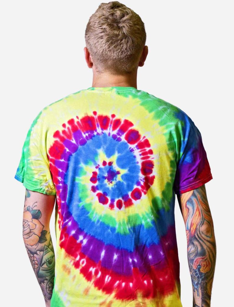 tie dye band tee