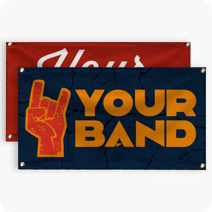 custom band banners