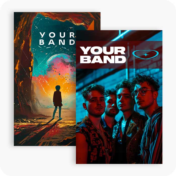 Custom Band Posters