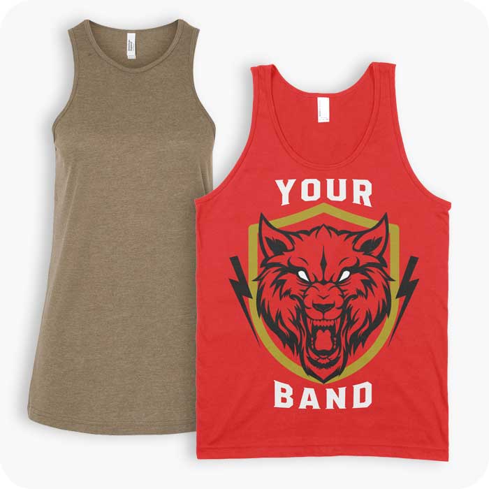 custom tank tops for bands